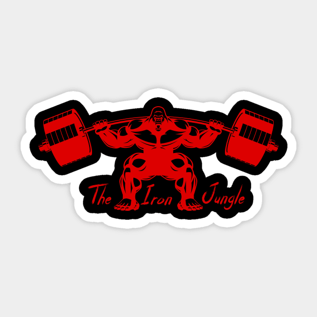 The Iron Jungle Gym Sticker by Cooldaddyfrench